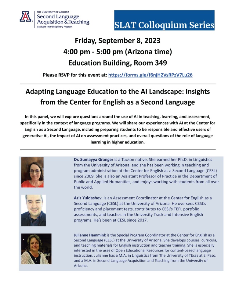 Flyer of  Sep. 8th colloquium